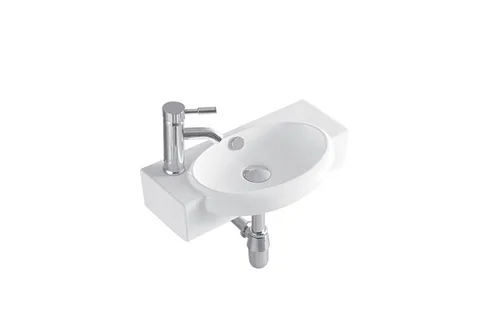 Раковина подвесная Aquatek AQ5329-00 510*275*130 мм, смеситель слева