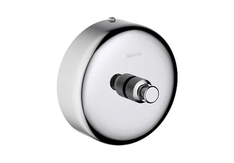 Веревка для белья 2,5 м в комплекте с держателем AQUATEK, полир. хром AQ4994CR