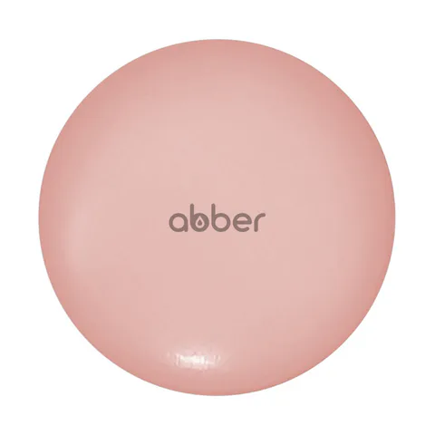 Накладка на слив для раковины ABBER AC0014MP розовая матовая, керамика