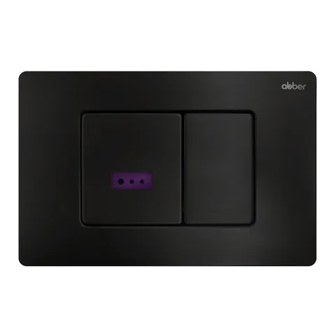Кнопка смыва сенсорная ABBER AC0122SMB черная матовая