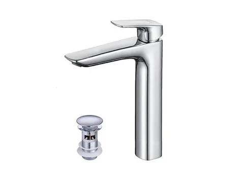 Смеситель для раковины 227 с донным клапаном AQUATEK AQ1005CR Вега
