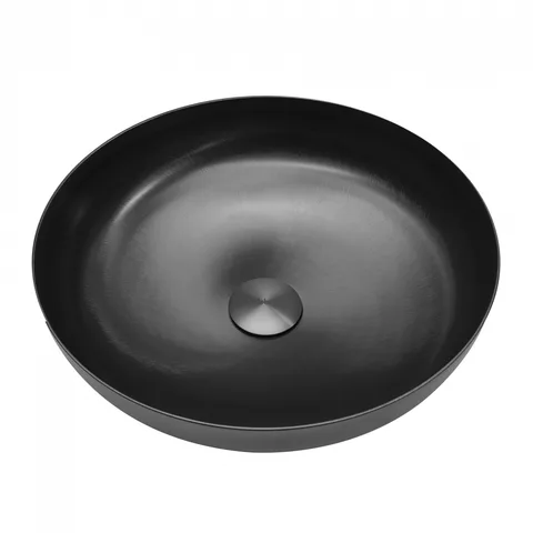 Раковина накладная ABBER Wasser Kreis AF2412MB черная матовая