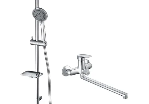 Комплект для душа Aquatek Вега AQ1033CR 2 в 1 AQ1042CR+AQ2011CR