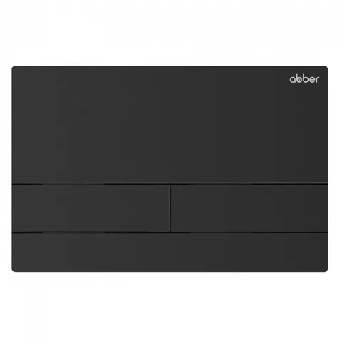 Кнопка смыва ABBER AC0128MB черная матовая