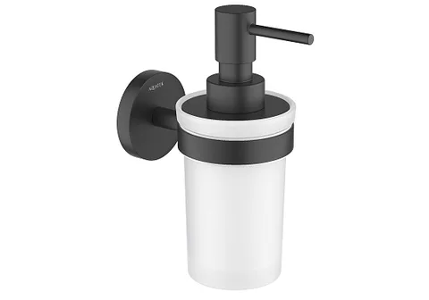 Настенный дозатор для мыла AQUATEK ВЕГА AQ4105MB, матовый черный