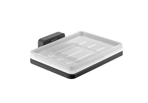 Настенная мыльница AQUATEK ЛИБРА AQ4303MB, черный матовый
