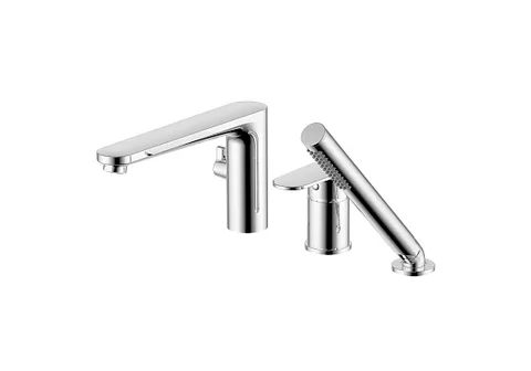 Смеситель на борт ванны на 3 отв. AQUATEK AQ1848CR Ника