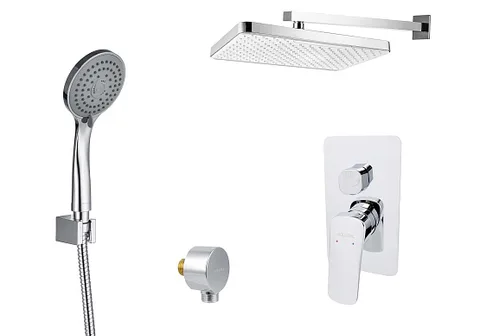 Комплект для душа Aquatek Вега AQ1072CR 4 в 1 AQ1046CR+AQ2081CR+AQ2454CR+AQ2010CR