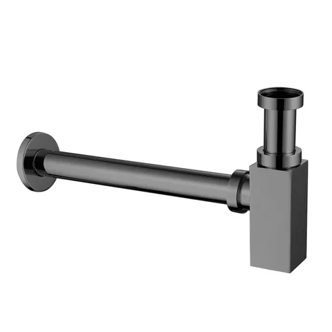 Сифон для раковины ABBER AF0031NG, оружейная сталь