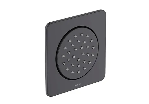Душевая форсунка AQUATEK AQ2099MB, 13х13 см, 2 режима, черная
