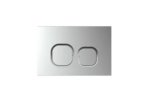 Кнопка смыва для инсталляции Aquatek KDI-0000058, хром матовый ободок хром
