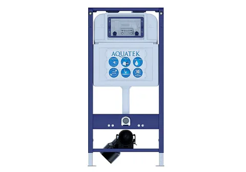 Инсталляция для подвесного унитаза Aquatek PRO 51 INS-0000025, 1130*510*100 + звукоизоляционная прокладка