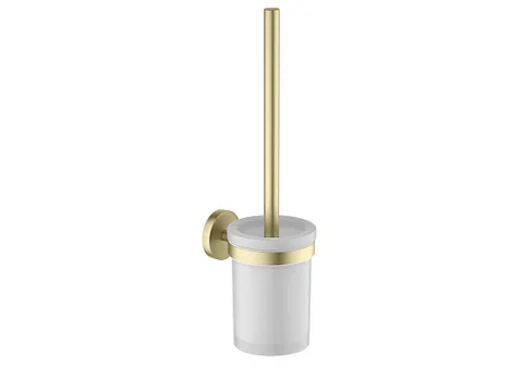 Ершик для унитаза AQUATEK AQ4110BG ЕВРОПА настенный, шлиф.золото