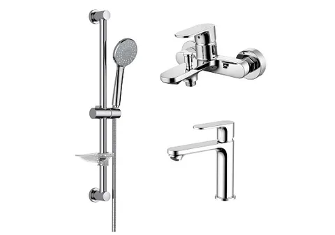 Комплект для ванны AQ1930CR АЛЬФА 3 в 1 (AQ1910CR + AQ1940CR + AQ2013CR)