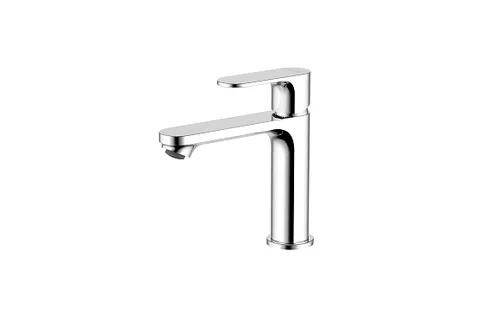 AQ1910CR АЛЬФА смеситель для раковины 110 без донного клапана