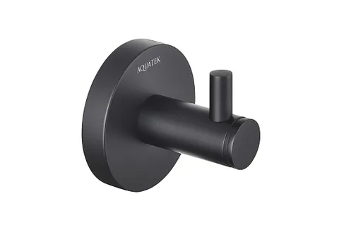 Крючок для ванной Aquatek ЕВРОПА AQ4101MB, черный матовый