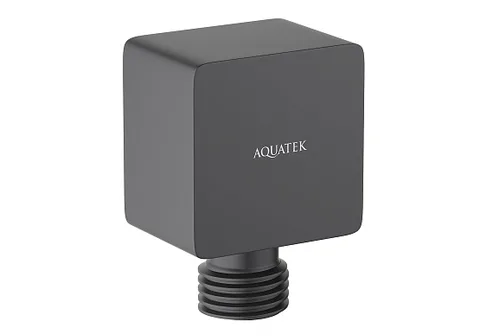 Шланговое подсоединение AQUATEK, матовый черный AQ2459MB
