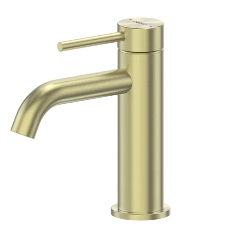Смеситель ABBER Wasser Kreis 316 AF8110BG для раковины, брашированное золото