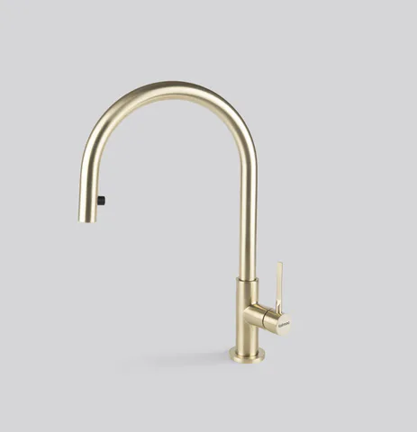 Falmec TREVI ROUND PVD BRUSHED PALE GOLD, смеситель, золото