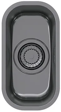 ALVEUS VARIANT MONARCH 110 ANTHRACITE, мойка, нерж. сталь, антрацит (в компл. с выпуском без сифона)