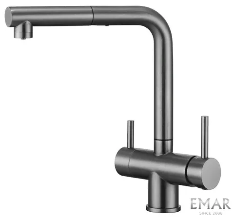 Emar ECB-7017 PVD dark, смеситель, черный