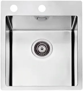 ALVEUS PURE 10 KMB-90, мойка, нержавеющая сталь (в комплекте с сифоном 1127252)