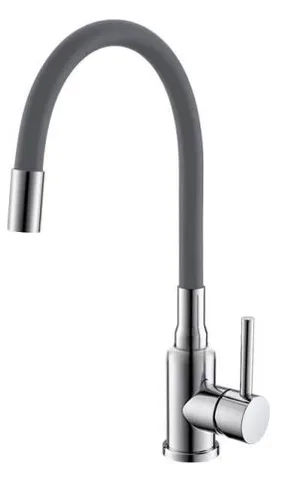 ALVEUS GENESIS FLEXA GREY CHR, смеситель, хром/серый