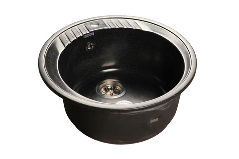 GranFest RONDO GF-R-520, мойка, мрамор, черный