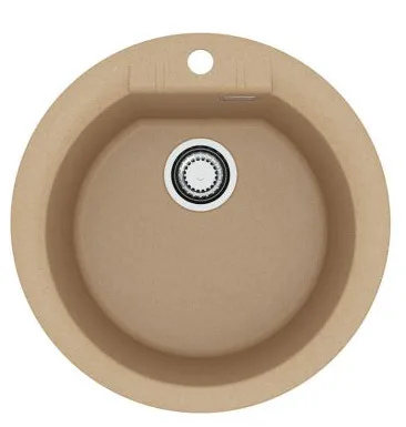 ALVEUS GRANITAL CADIT 100 G55 BEIGE FI 520, мойка, гранит, бежевый ( в комплекте с сифоном 1145083)