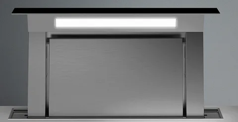 Falmec DOWNDRAFT GLASS BLACK 90
