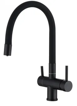 Emar EC-3015 Black, смеситель, черный