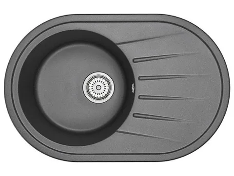 GRANULA 7601 мойка, гранит, черный
