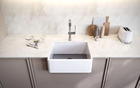 ALVEUS NEOCERAMIC, мойка, нержавеющая сталь, белый