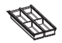 Ninka Cuisio Aqua 300, Legrabox Blum, лоток для столовых приборов, черный