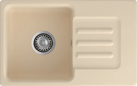 GranFest GF-SMART 680 L, мойка, мрамор, бежевый
