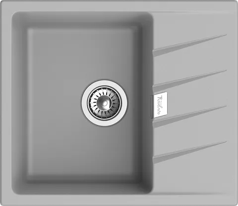 Rivelato RAUM RM-58 grigio metallizzato, мойка, гранит, серый металлик