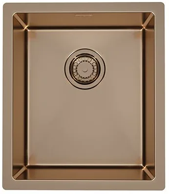 ALVEUS QUADRIX MONARCH 20 COPPER, мойка, нерж сталь, медь (в компл. с выпуском без сифона)