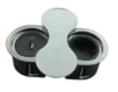 SFL BP8U-2 блок встраиваемый 1 эл. розетка, 1 USB зарядка, нержавеющая сталь