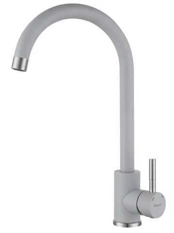 GranFest GF-Z-5410, смеситель, гранит, серый