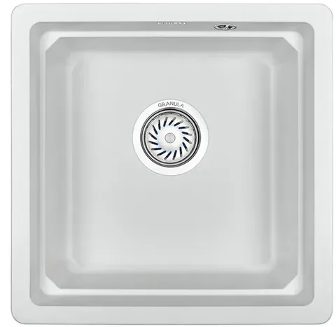 GRANULA 4501U мойка, гранит, арктик (белый)