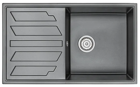 GRANULA 8601 мойка, гранит, шварц