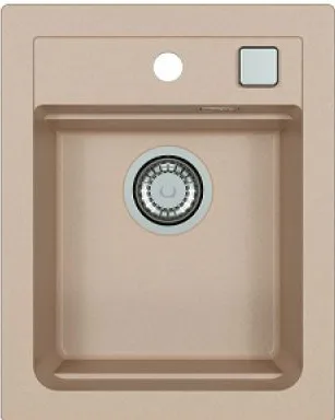 ALVEUS GRANITAL ATROX 10 TERRA - G22, мойка, гранит, бежевый (в комплекте с сифоном 1132823)