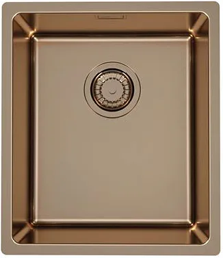 ALVEUS KOMBINO 20 MONARCH COPPER SAT-90, мойка, нерж. сталь, медь (в компл. с выпуском без сиф.)