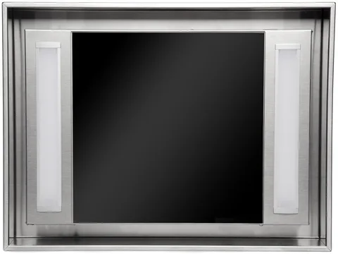Konigin Geometry Inox/Black Glass 40