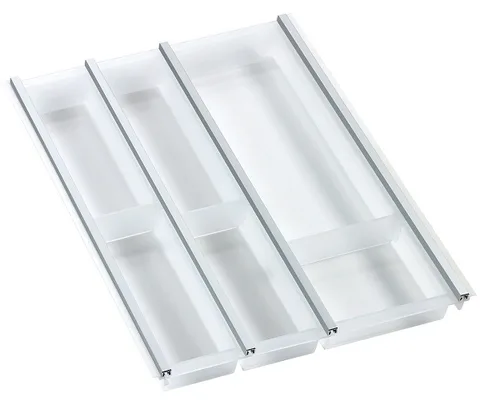Ninka Cuisio Aqua 450, Legrabox Blum, лоток для столовых приборов, белый