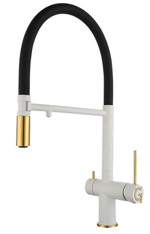 Rivelato ADRIA 1523517 brina/oro, смеситель, гранит, иней/золото