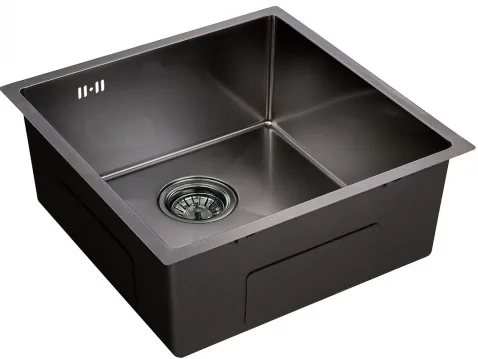 Emar EMB-131 PVD Nano Dark, мойка, вороненая сталь