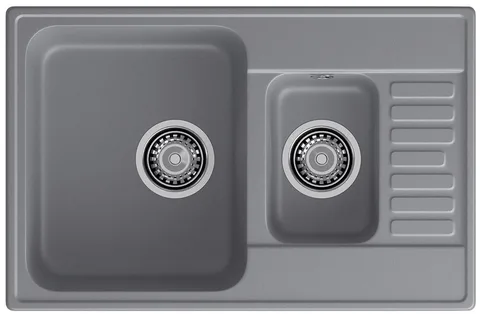 LEX St. Moritz 740 Deep Grey, мойка, гранит