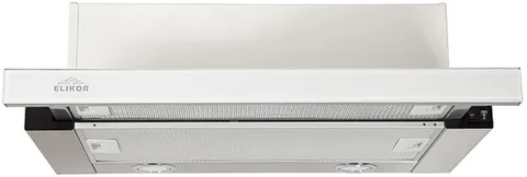 Elikor Интегра GLASS 45Н-400-В2Д нерж/стекло белое