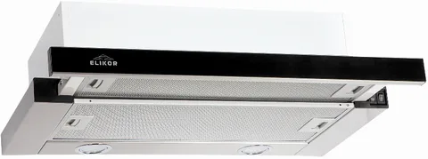 Elikor Интегра GLASS 45Н-400-В2Д нерж/стекло черное